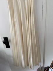 Vintage Lily Of France Ivory Lace Nylon Elegant Nightgown Size Medium