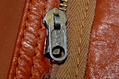 Vintage Leather Coat Vanessa Size 9/10 70s Glossy Cinnamon Brown Made Argentina
