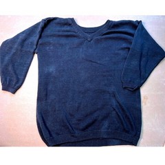 Celina Yang Sequin Harlequin Sweater Women XL Black Good Vintage Beaded Knit