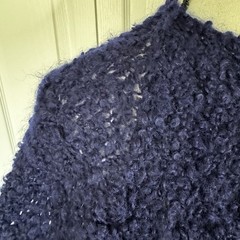 Vintage Tam Italia Hand Made Wool Mohair Button Cardigan Made In Italy SZ Medium