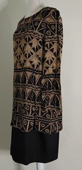 Vintage 80s Casual Corner Sheath Dress Womens sz 14 Work Secretary Layered