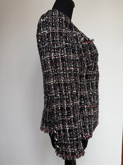Chanel Vintage Tweed Jacket 2005 Karl Lagerfeld FR 42 (Tailored w/ all fabric)