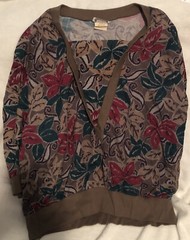 Vintage Donn Kenny Women’s Flowery Shirt Top 22w Sh4