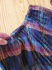 Vintage CENTURY of Boston Plaid Wool Pleated Midi Skirt Size 10 USA Belt Loops