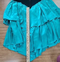 Women’s Vintage Zum Zum Black & Teal Cocktail Dress 9/10