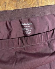 Vintage Vanity Fair Panties Size 9/2XL Burgundy NWOT
