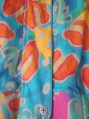Vtg Marcia Floral Bomber Jacket OVERSHIRT M/L Cotton