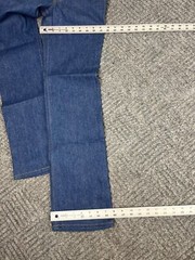 Vintage 80’s Levi’s 716 Saddleman Student Jeans 26×30 Rinsed Denim NOS