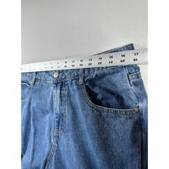 Anthropologie Dot & Lu Le Mans Wide Leg Jeans Sz 29 (30/31) Retro Track Denim