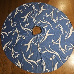 Vintage Hawiian Inspired Cotton Circle Skirt 24 Inch Waist Xs