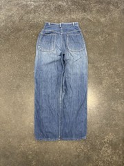 true vintage 1960s stockton of dallas workwear size zip denim jeans