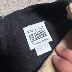 Vintage R&M Richards Women’s 12 Black Sleeveless Long Dress