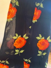Vintage Bill Cost Red Rose Dress from the 90s Unique Piece