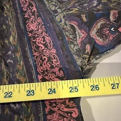 VTG At Last Basis Womens Multiple Color & Pattern Long Sleeve Blouse M
