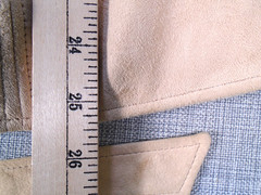 Leathers by New England Women’s Jacket Vintage 19″ x 25″ Made in USA, Has Wear