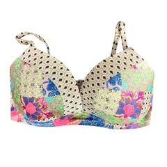 Victoria’s Secret Patchwork Floral Push Up Bikini Top