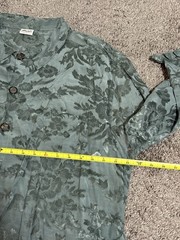Vintage CP Shades Sausalito Floral Rayon Button Up Shirt Long Sleeve Size L