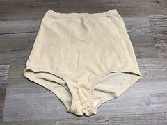Vintage Exquisite Form High Waist Brief Panties Nylon Spandex Small #27