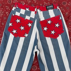 Vintage Roughriders Stars And Stripes Western Pants Women’s 9/10 27 28 USA