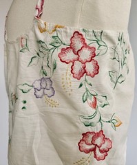 Vintage Embroidered Floral Blouse Camisole Top Colorful Sexy 1960’s Made in Bali