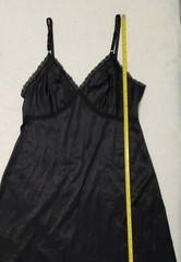 Sears Doesn’t Slip Nylon Womens Full Slip. Sz 40. Black.Made in USA.Vintage.