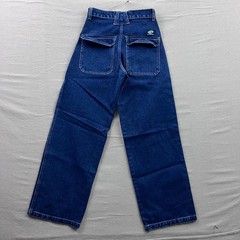 Vintage Breakdown Wide Leg Skater Jeans Dark Wash Baggy 90s Y2K Women Size 5