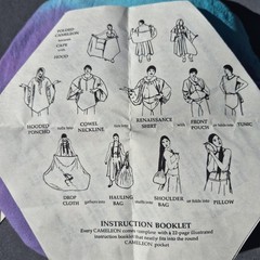 Vintage 1989 Cameleon Convertible Dress Cloak Pants A2M Crestone Colorado Patent