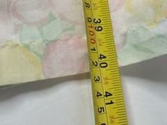 Vintage Robe Dan Ellen Light Cotton House Coat Blend Snap Front Day Dress Robe M