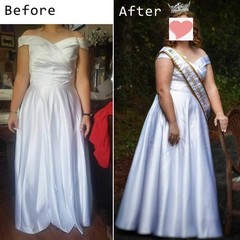 Hoopless Maxi Crinoline Wedding Underskirt Petticoat Evening (L/XL, White)