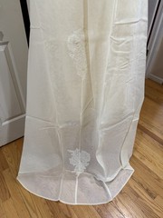 Vintage Alfred Angelo Wedding Gown – Edythe Vincent – Ivory -Train & Headpiece