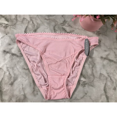Vintage 90s Pink Bikini Panties Sz Medium Coquette Helene Miller By Bamboo NYC
