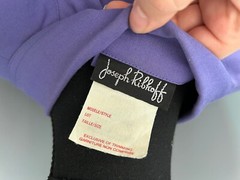 Vintage 80s Joseph Ribkoff Purple Dress Suit One Piece With Belt Button Up Skirt