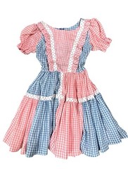VTG 60’s 70s Western Fashions DRESS SQUARE DANCING ROCKABLILLY GINGHAM