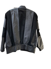 Jota U Cueros Leather and Suede Bat Wing 1980s Jacket Size L ArgentinaL(J14)