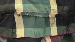 VTG 50s Madras Full Circle Dress Plaid Pleated Cocktail Formal Special Occasion