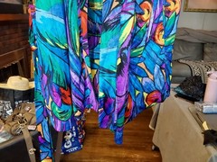 Rose Marie Reid Vintage 1980s Swimsuit Cover-up Short Robe Size Medium USA