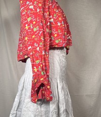 Vintage 60s 70s Denise Are Here School Teacher Button Top Flowy Cardigan