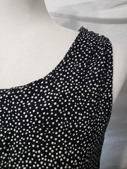 BGB LTD Vtg 80s Black White LS Dress & Jacket Women’s Sz 14 Rayon Dry Clean