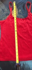 Rare Vintage Y2K Victorias Secret Country Red Velvet Lace Trim Cami Camisole Top