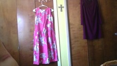 Beautiful Vtg Hawaiian Dress! HRH Kahala XS Pink Flwrs 2-pckt Sleeveless BttnUp