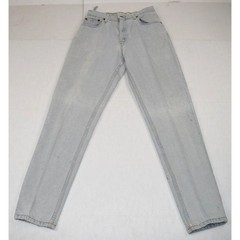 Vintage Levi’s 550 Jeans 26 x 30 Pale Blue Relaxed Fit Tapered Leg c.2013
