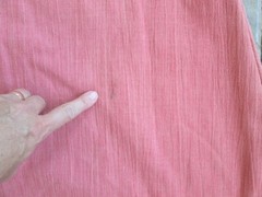 Vintage Skirt 25-inch Waist A-Line Muslin Cotton Coral Pink Deep Pockets Hippy