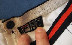 Vintage 80’s FILA WHITE LINE TENNIS SKIRT woman size 46-M Made in Italy RARE