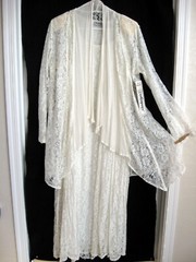 NWT Vintage Nostalgia Wedding? White Lace Jacket Dress – Size M
