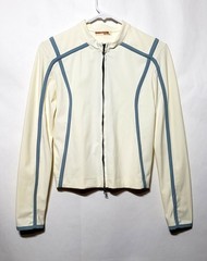 Vintage PRADA Zip Up Jacket Fashion Pre 2001 Biker Size Small