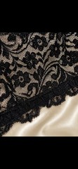 Vintage Smart & Sexy Black Lace Underwire Bra 38DD Floral Sheer late 1990s/Y2K❤️