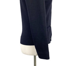 Vintage 60s Catalina Cardigan Womens S Black Classic Granny Knit Sweater
