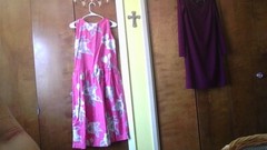 Beautiful Vtg Hawaiian Dress! HRH Kahala XS Pink Flwrs 2-pckt Sleeveless BttnUp