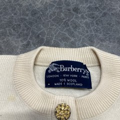 Vintage Burberry x Ballantyne Cashmere Cardigan Sweater | UNK Size | Small Stain