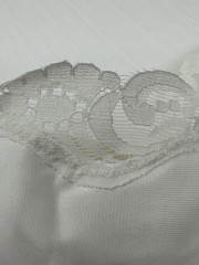 Vintage Strapless Underwire Bra Gelmart 36C ~ White Lace Seamless NWT NOS #C148